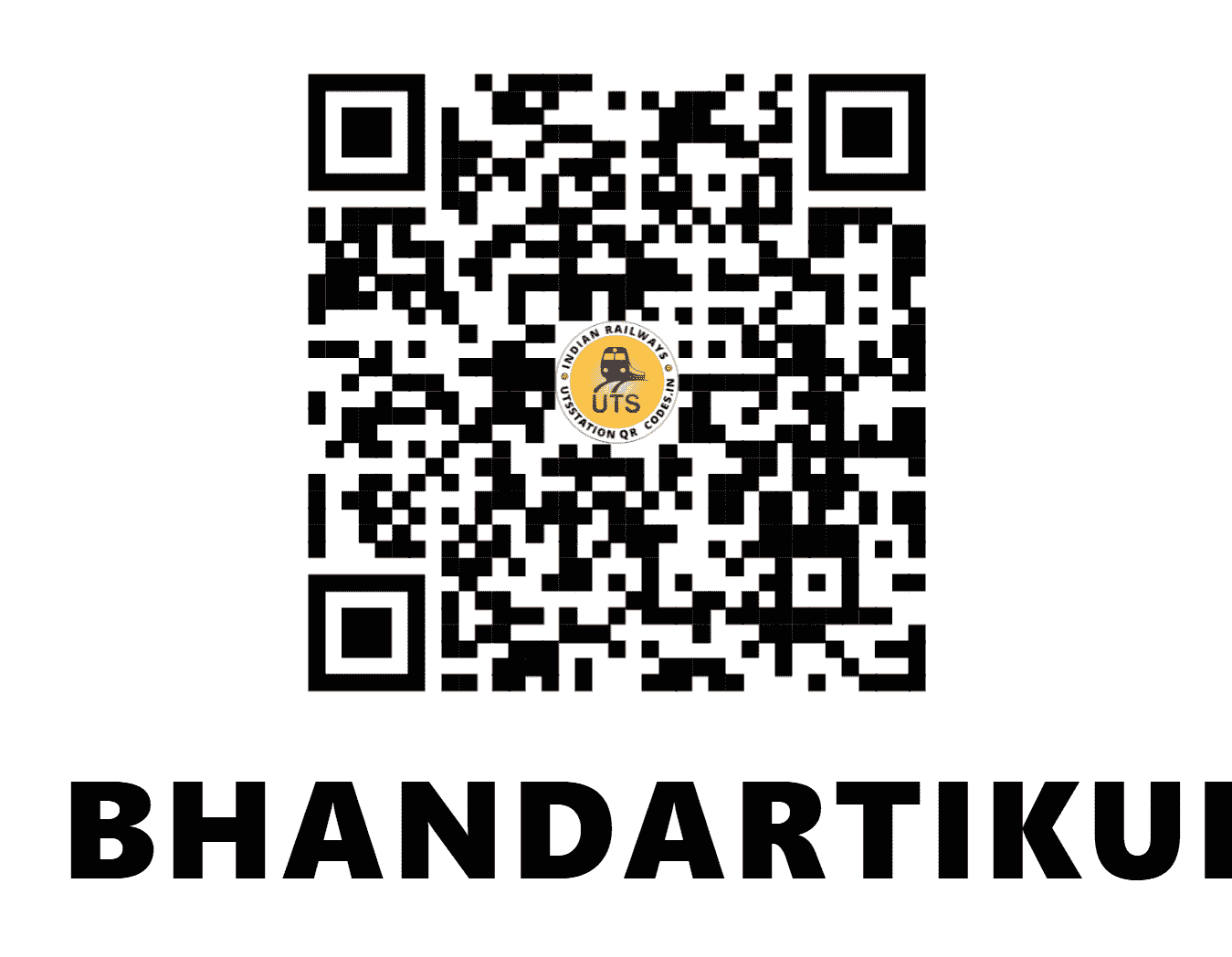 UTS QR Code for BHANDARTIKURI - BFZ (ER - WEST BENGAL)